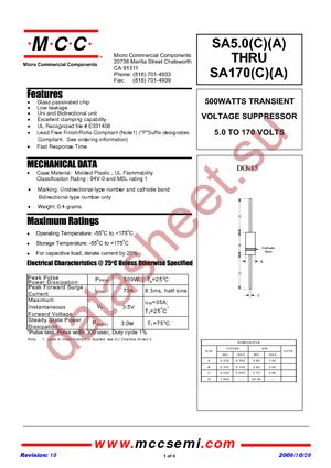 SA10A-TP datasheet  